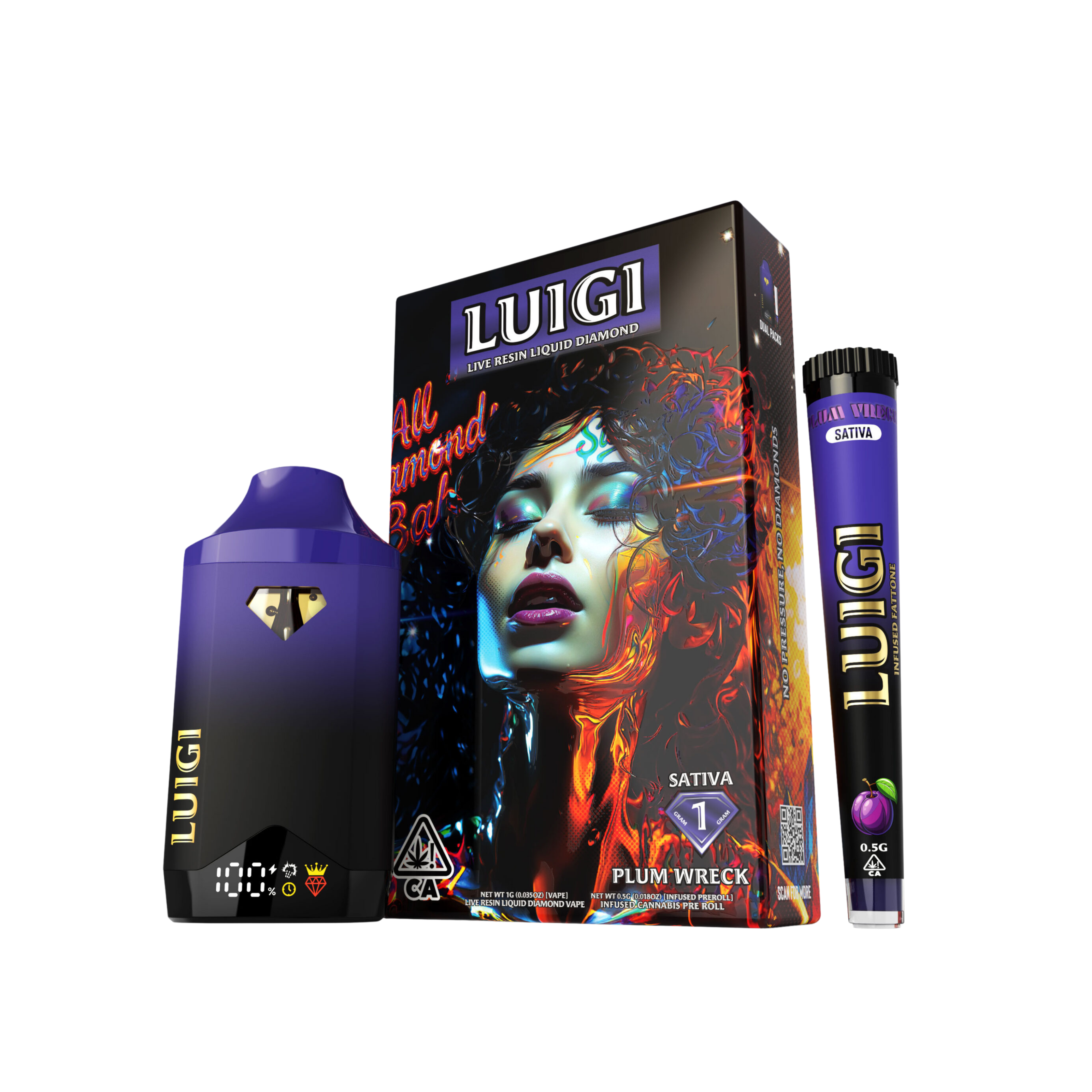 Luigi "The Series 6 Collection" + 1 PreRoll 2g
