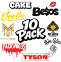 10 Wax pack - ¡Sabores y marcas al azar!