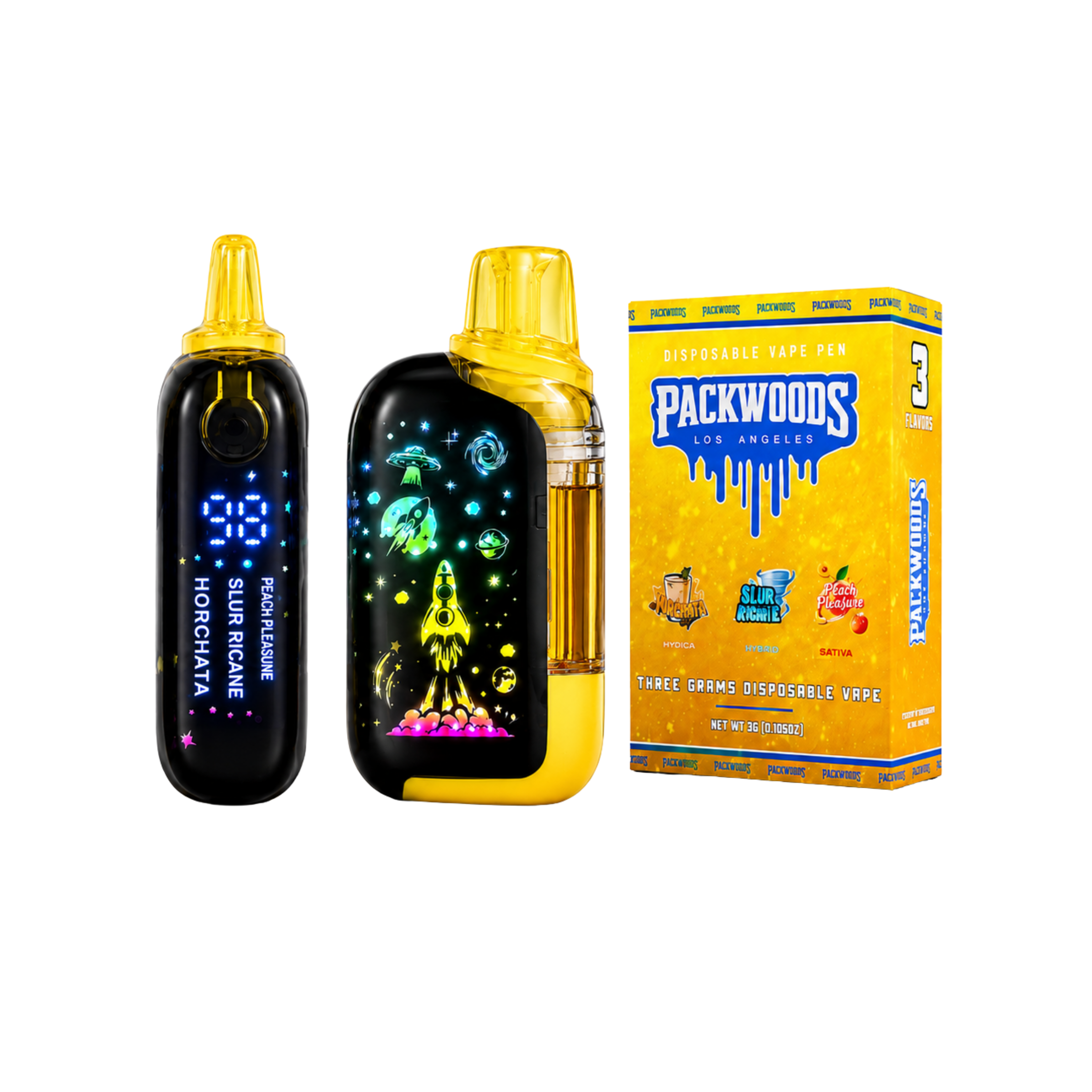 PackWoods Los Angeles - 3 Sabores - 3g